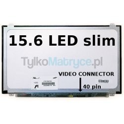 Matryca 15.6" WXGA HD (1366X768) LED matowy 40 pin LED  kompatybilna z HP Pavilion Notebook 15-N001LA