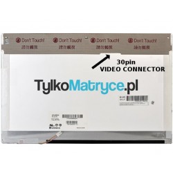 Matryca 15.4" WXGA (1280x800) 1 x CCFL (świetlówka) glossy 30 pin CCFL  kompatybilna z Toshiba Qosmio F30-115