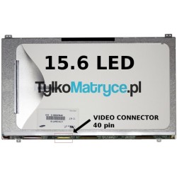 Matryca 15.6" WXGA HD (1366X768) LED matowy 40 pin LED  kompatybilna z Toshiba Satellite Pro R850-12H